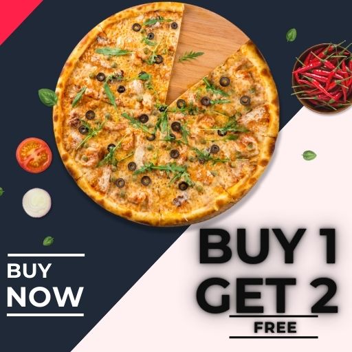 Buy 1 Large Pizza & Get 2 Medium Pizza Free ( From Royal Category )